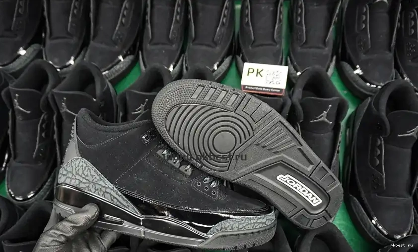 Retro GOD SHIP Jordan  RETAIL 3 Cat MATERIALS Air PK TO READY Black 0515